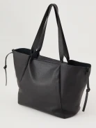 Czarna klasyczna torba typu shopper