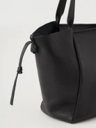 Czarna klasyczna torba typu shopper