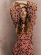 Gold-colored sunglasses