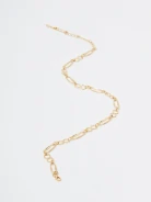 Metal chain strap in gold color