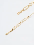 Metal chain strap in gold color