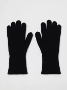 Cashmere gloves in black