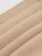 Large caramel wool scarf