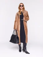 Duża skórzana torebka shopper w czarnym kolorze
