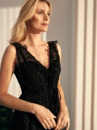 FLARED MIDI DRESS
