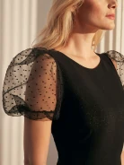 DRESS WITH RUFFLES