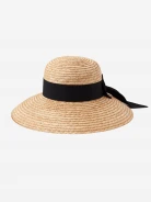 Handwoven hat with a bow