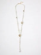 Majorca Pearl Bow Necklace