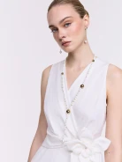 Majorca Pearl Bow Necklace