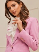 PINK BLAZER WITH JEWEL BUTTONS