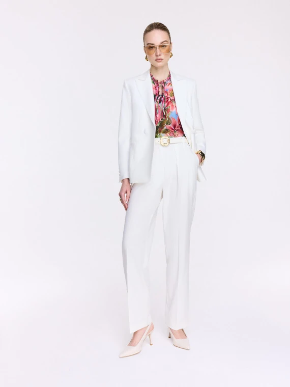 White dress pants