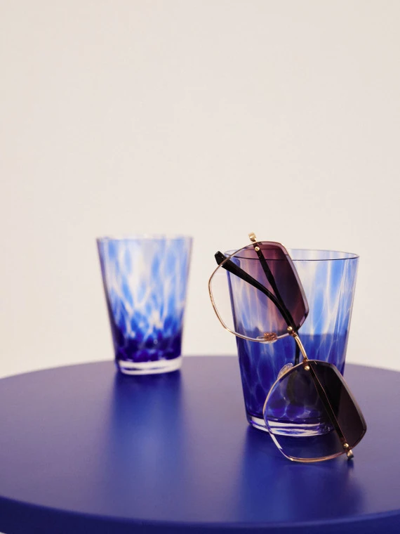 Large sunglasses with metal frames