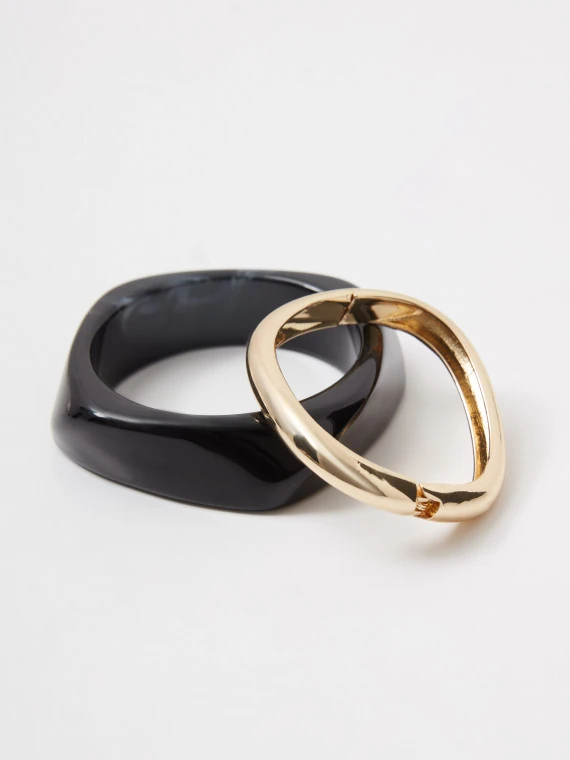 A set of irregular bracelets