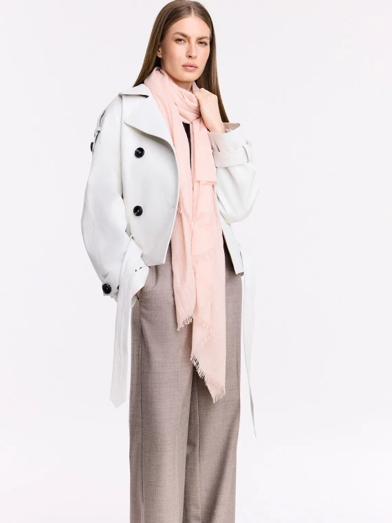 Powder pink scarf