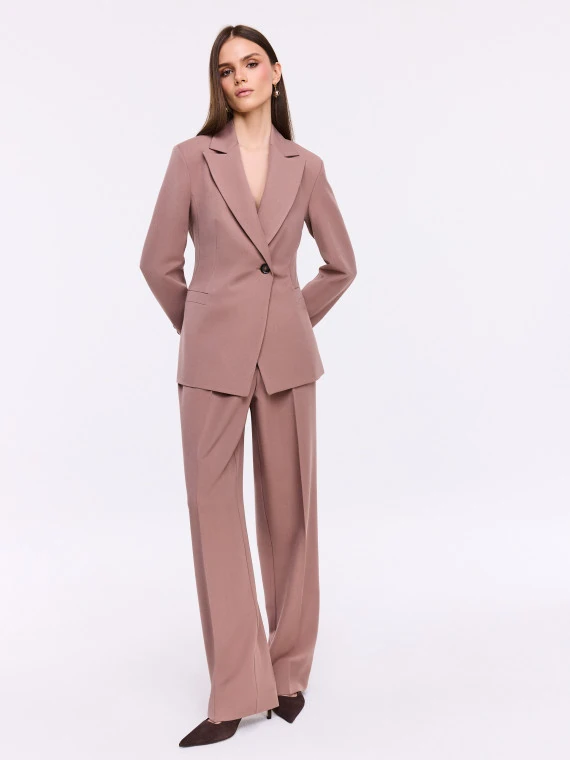 Jacket with a belt at the waist