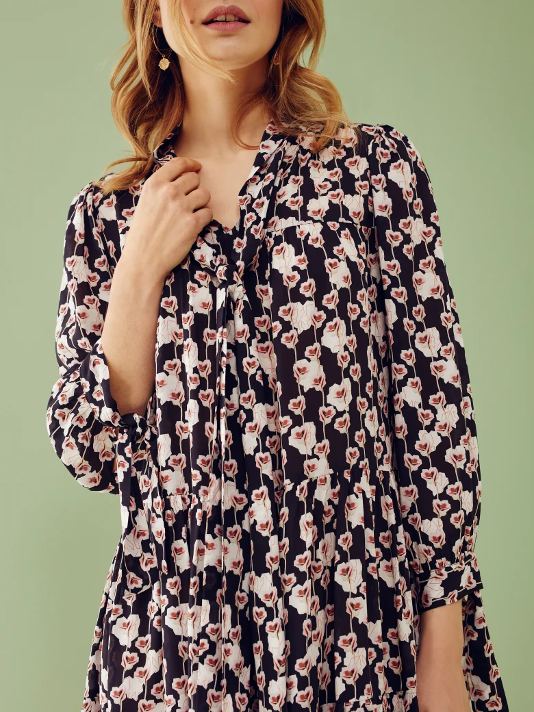 ETHEREAL DRESS WITH BINDING
