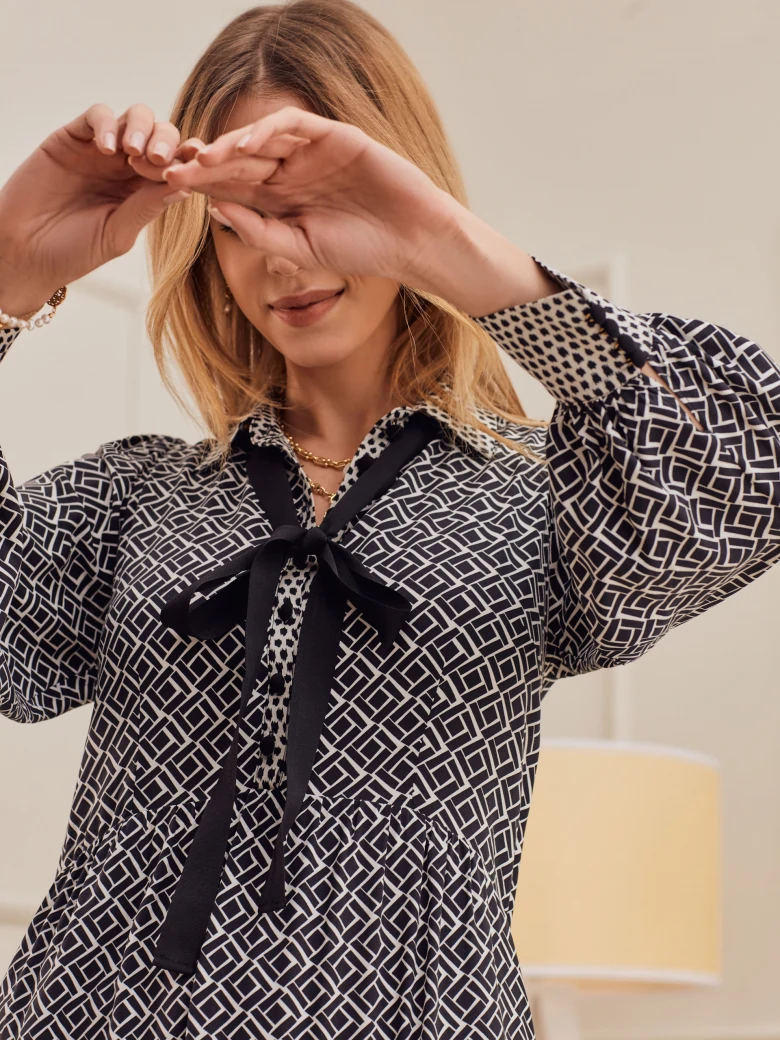 FINE PATTERN DRESS