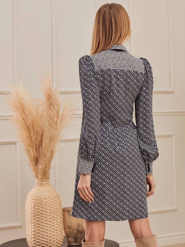 FINE PATTERN DRESS
