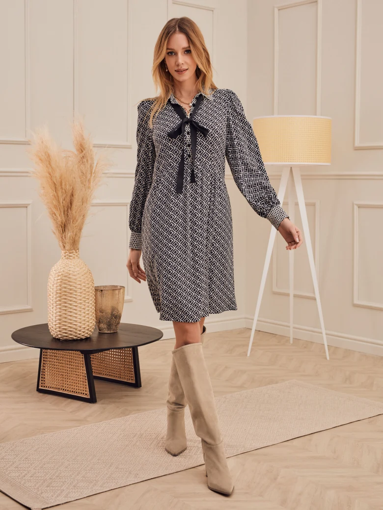 FINE PATTERN DRESS