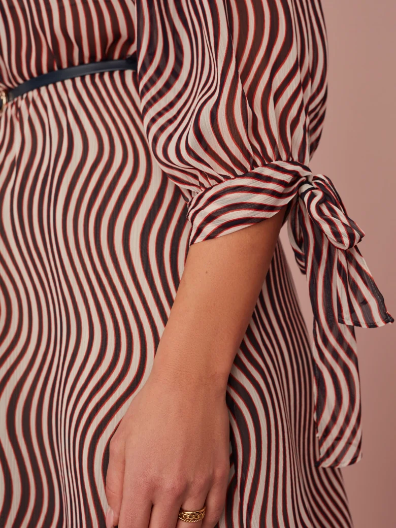 AIRY STRIPED DRESS