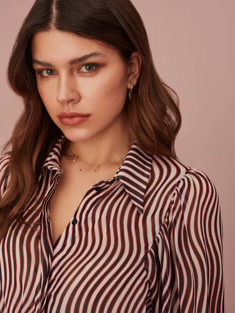 AIRY STRIPED DRESS