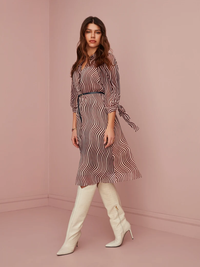 AIRY STRIPED DRESS