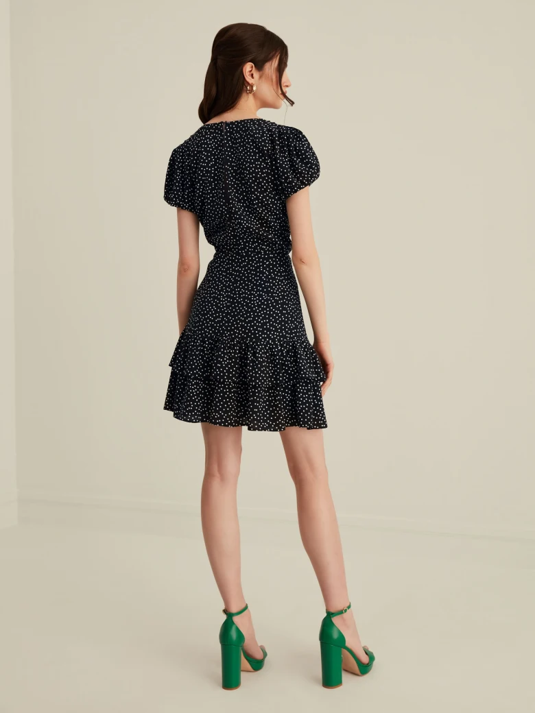 POLKA DOT MINI DRESS