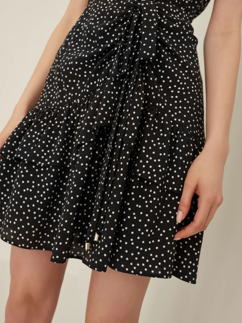 POLKA DOT MINI DRESS