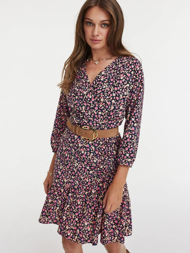Viscose dress in a link