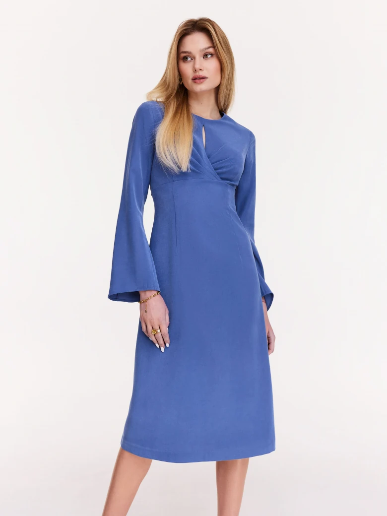 Cornflower long sleeve dress