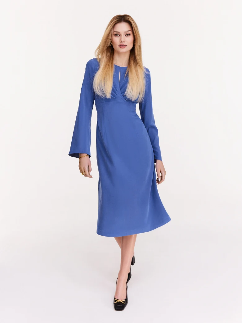 Cornflower long sleeve dress