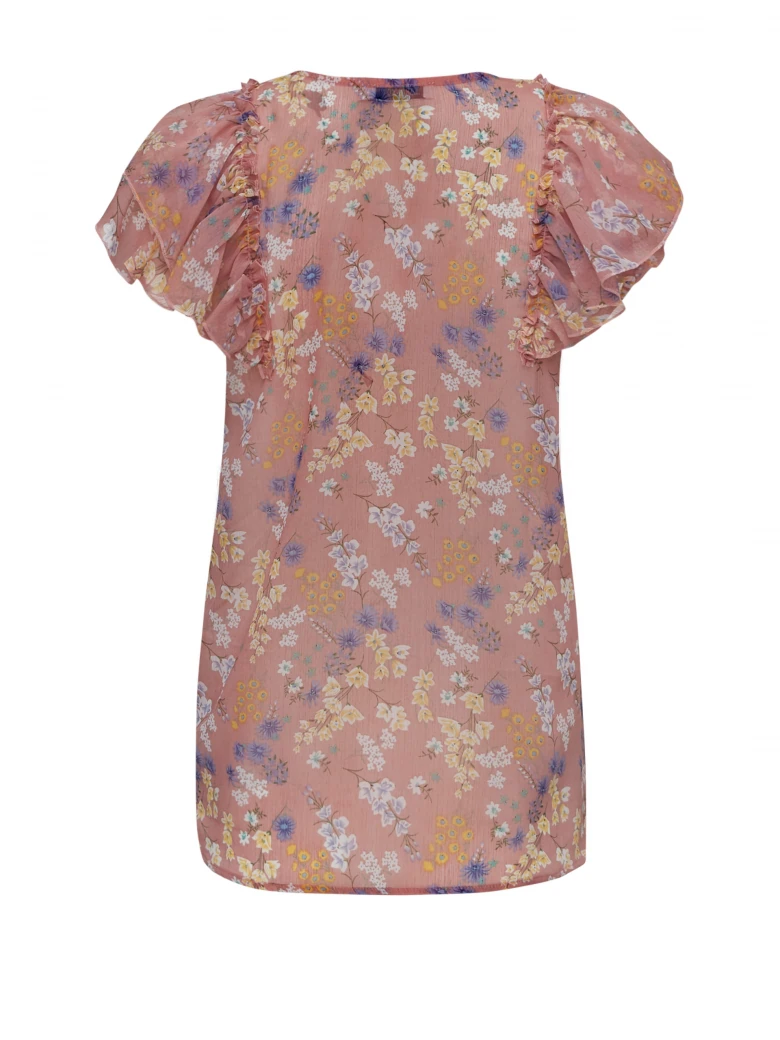 BLOUSE WITH FRILLS