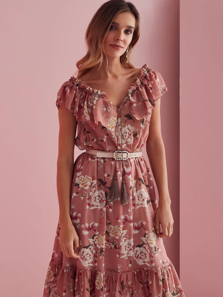 FLORAL PATTERN DRESS