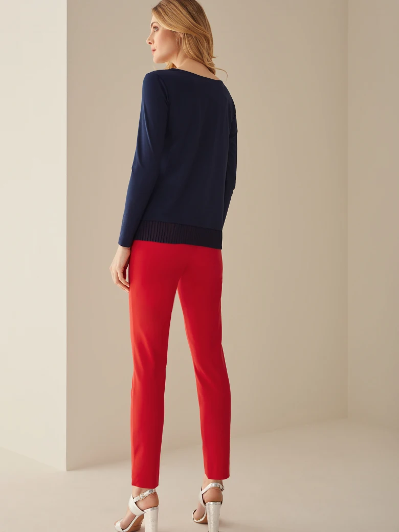 TAILORED PANTS WITH STITCHING
