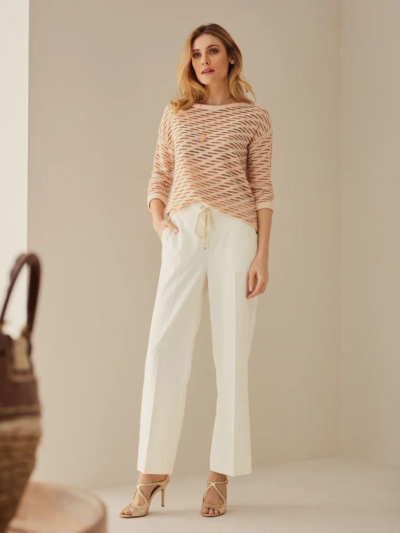 FLOCKED SWEATER