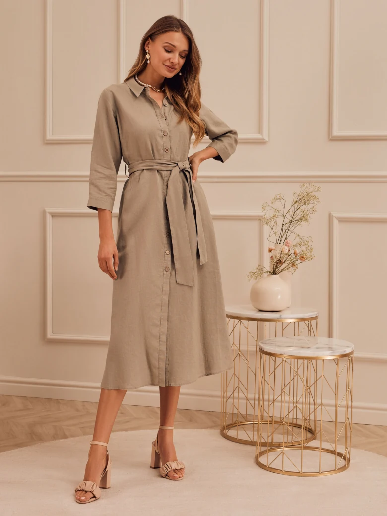 LINEN EMERY DRESS