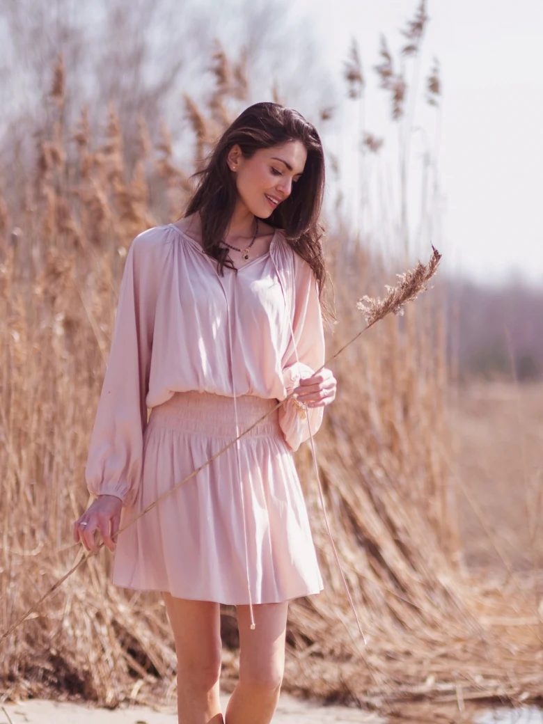 PINK SHORT DRESS