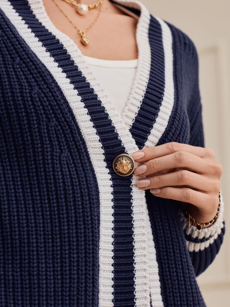 NAVY BLUE CARDIGAN