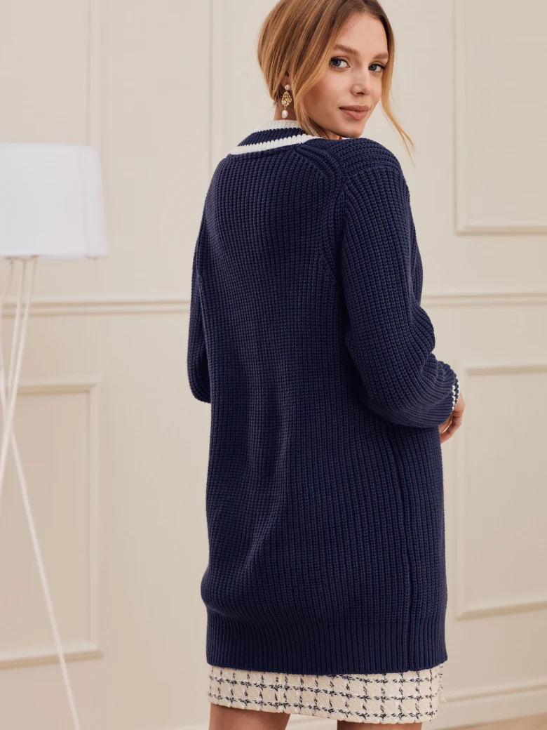 NAVY BLUE CARDIGAN