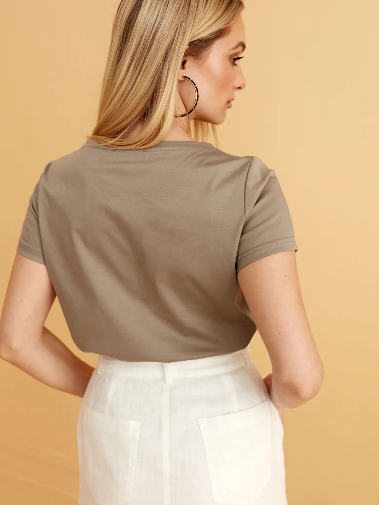 COTTON BLOUSE WITH CREASE