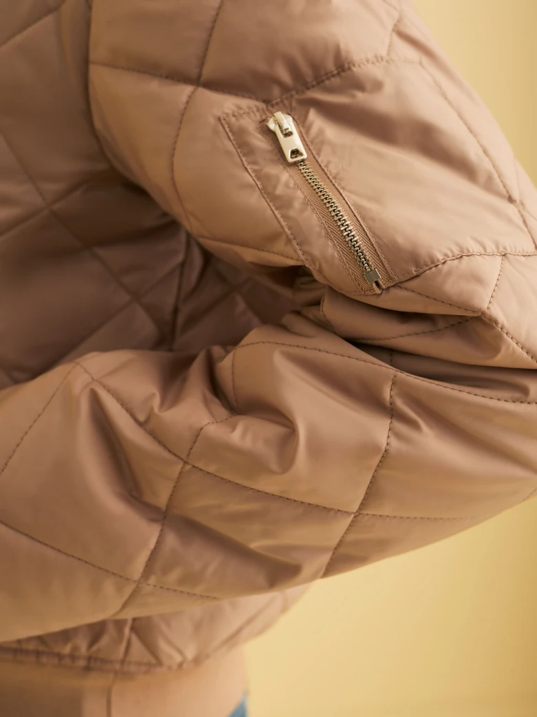 CARAMEL BOMBER JACKET