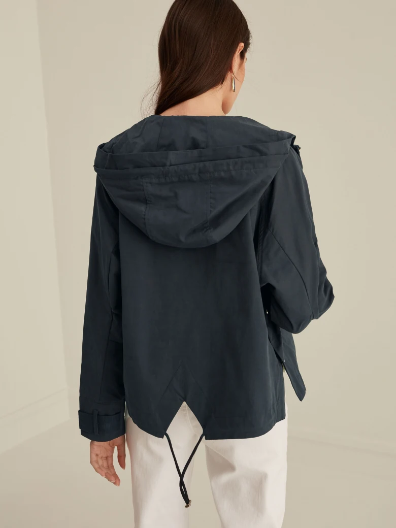 NAVY BLUE PARKA JACKET