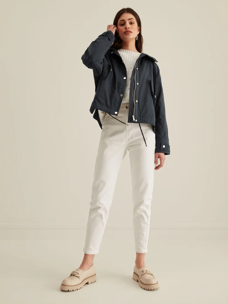 NAVY BLUE PARKA JACKET
