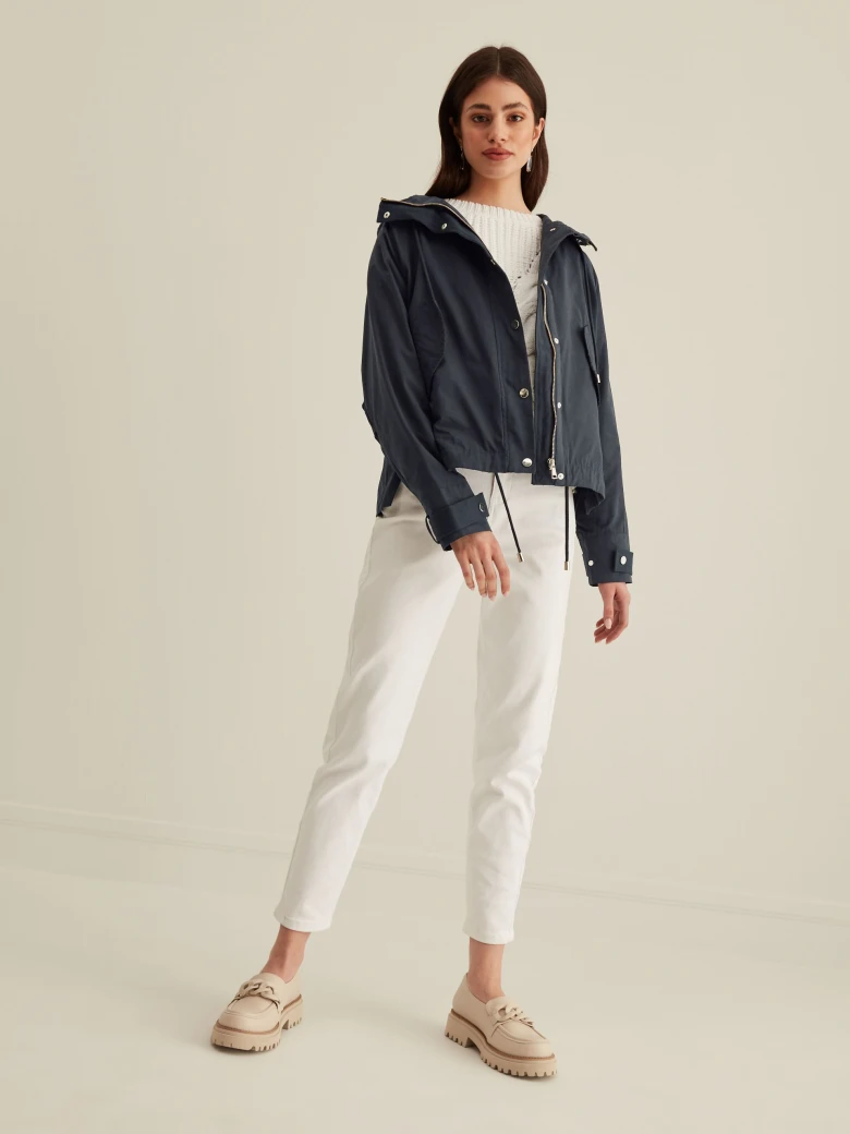 NAVY BLUE PARKA JACKET