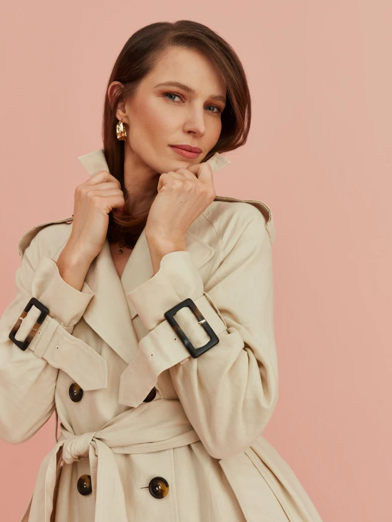 LINEN BEIGE COAT