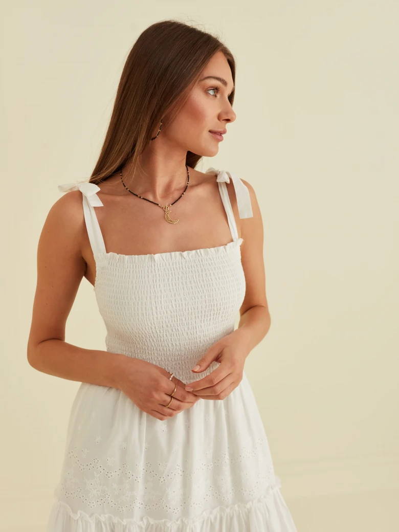 COTTON MAXI DRESS
