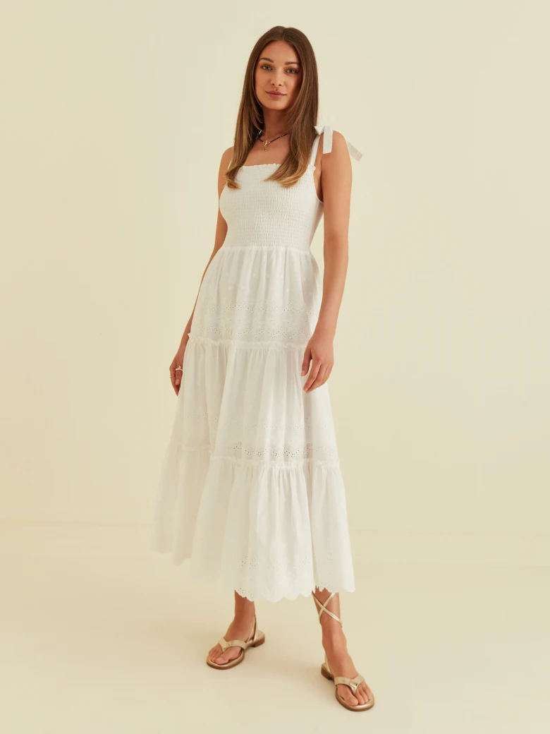 COTTON MAXI DRESS