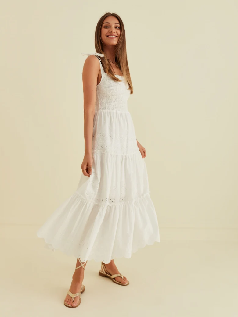 COTTON MAXI DRESS