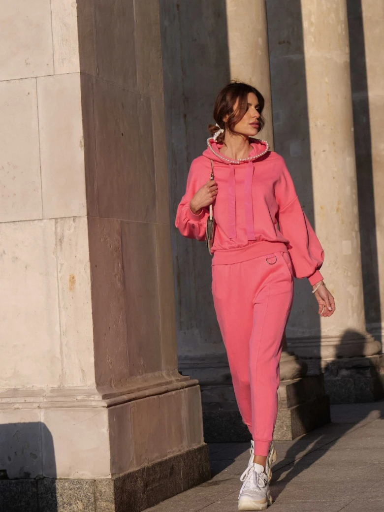 PINK TRACKSUIT PANTS