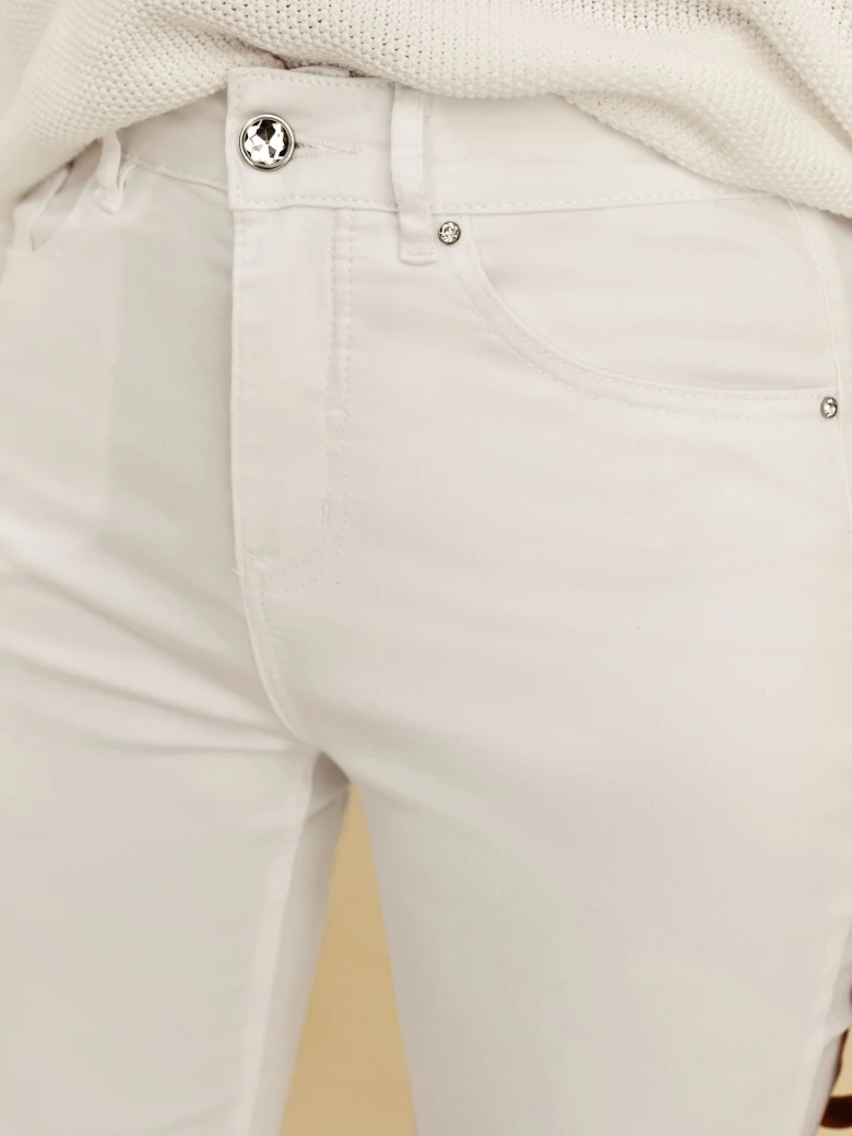 HIGH WAIST WHITE PANTS